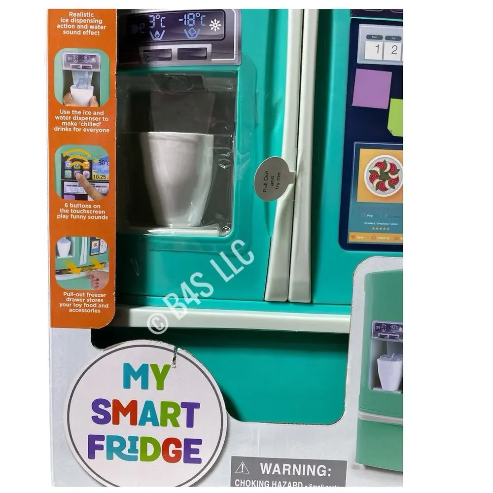 Play My Smart Fridge Double Door Learning Kids Toy Refrigerator